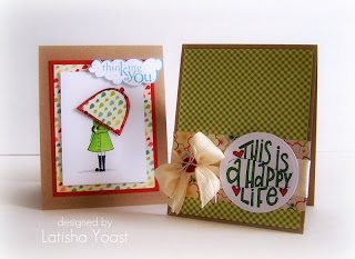 A few cards using March kits