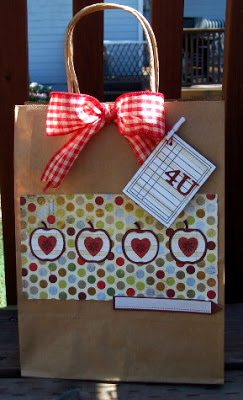Mixed Media….Back to School Gift Bag