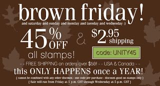 45% off ALL STAMPS – LOW to NO Shipping.