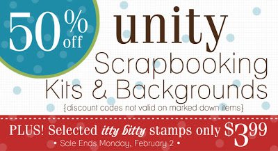 50% off Scrapbooking Stamps – Selected Stamps only $3.99