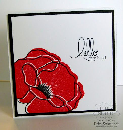 Poppy Card {Guest Designer Erin Schreiner}