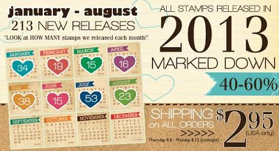 213 in 2013……LOTS of Stamps, Let’s Hop!