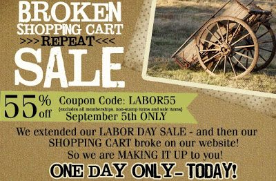 BROKEN THINGS FIXED! RE-PEAT Sale – NEW RELEASES, too! {of course}