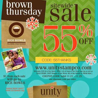 BROWN Thursday with Unity — a BIG Sale, Prizes and FUN!!!