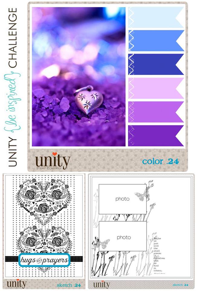 Inspiration Wednesday is all purple and blue