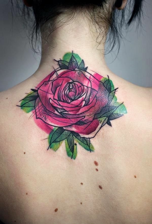 Inspiration Wednesday….Like a Rosa Tattoo.