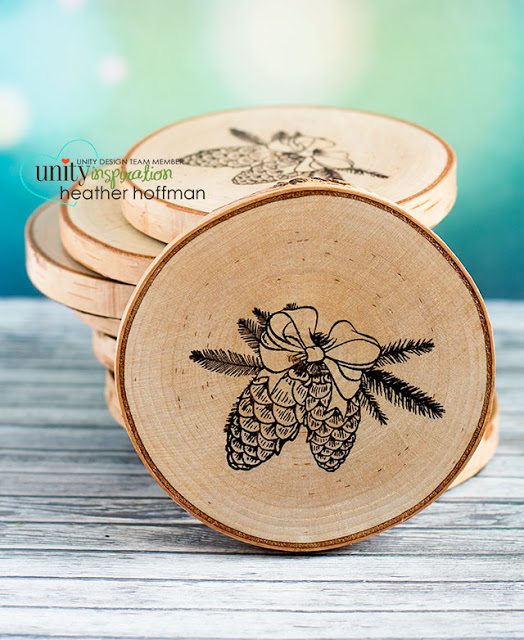 Inspiration Wednesday – Wood Slice Coasters with Quick Tip Video