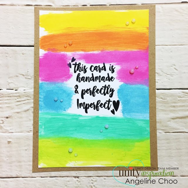 Unity Stamp Company : SOTW Reminder with Angeline #unitystampco #scrappyscrappy #sotw #card #cardmaking #timholtz #distresspaint #nuvojeweldrop #papercraft