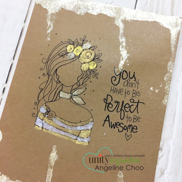 Unity Stamp Company: Inspiration Wednesday with Angeline #unitystampco #scrappyscrappy #plannergal #gansaitambi #starrycolors #card #cardmaking #planner #quicktipvideo #youtube