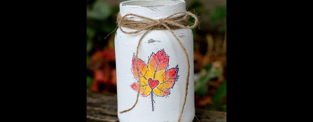 Unity Quick Tip: Coloring and Stamping a Fall Inspired Jar