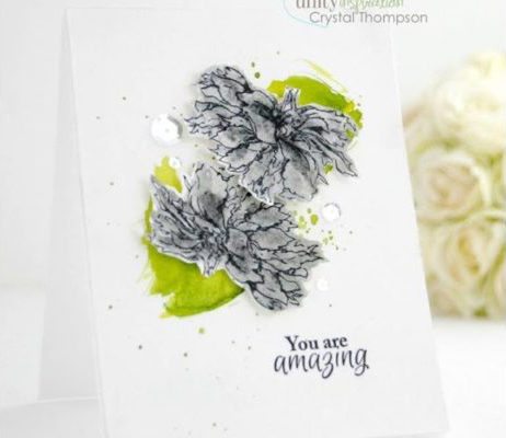 Unity Quick Tip: Watercolor Swatch Floral Card