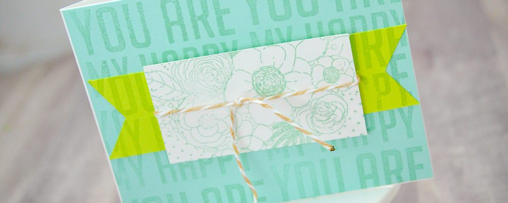 Color Combos with Crystal | December Kit of the Month | You Are My Happy