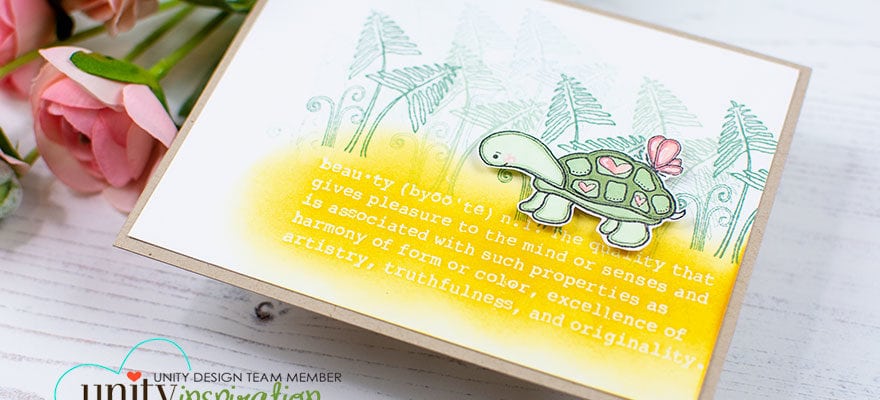 Layered Turtle Scene Card