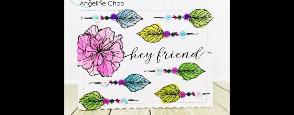 Unity Quick Tip: Fun Watercolor Florals + Sequin Detail