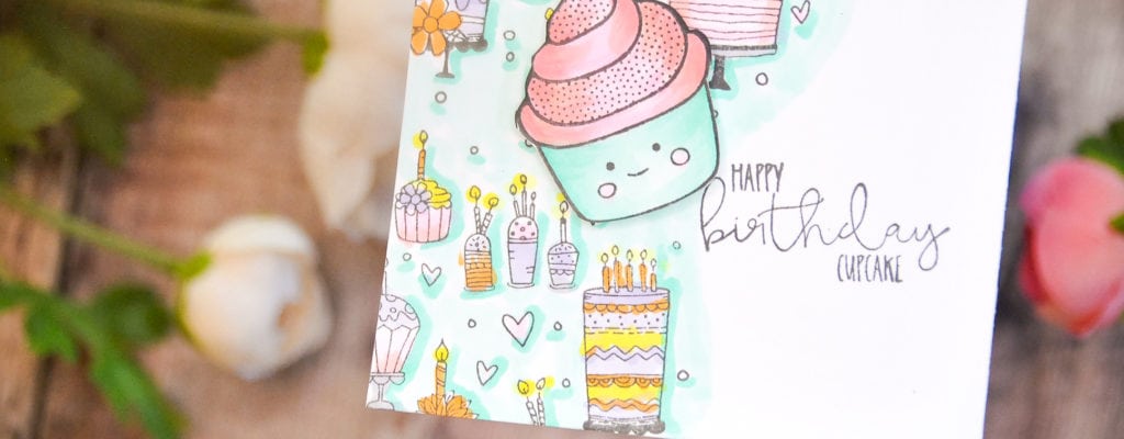 Soft Color Combinations | Birthday Card + Alcohol Markers