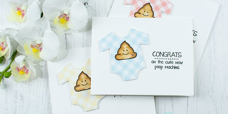Poop Machine Baby Cards