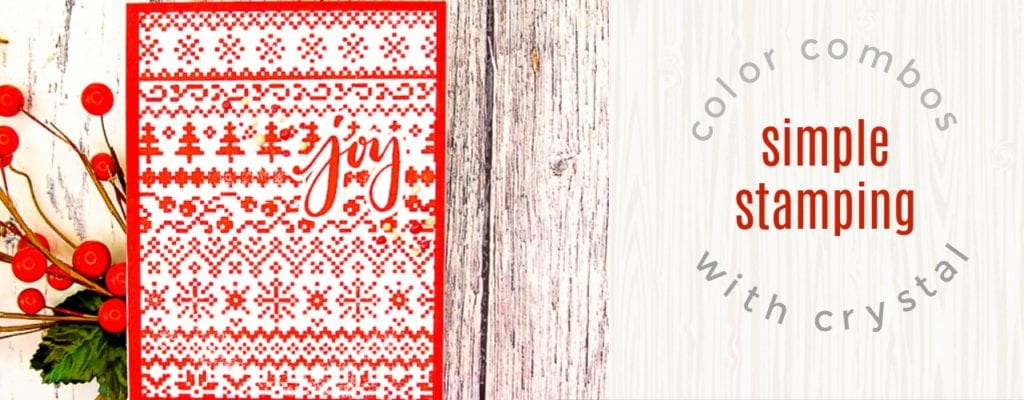 Two Color Christmas | Color Combos with Crystal | No Coloring December
