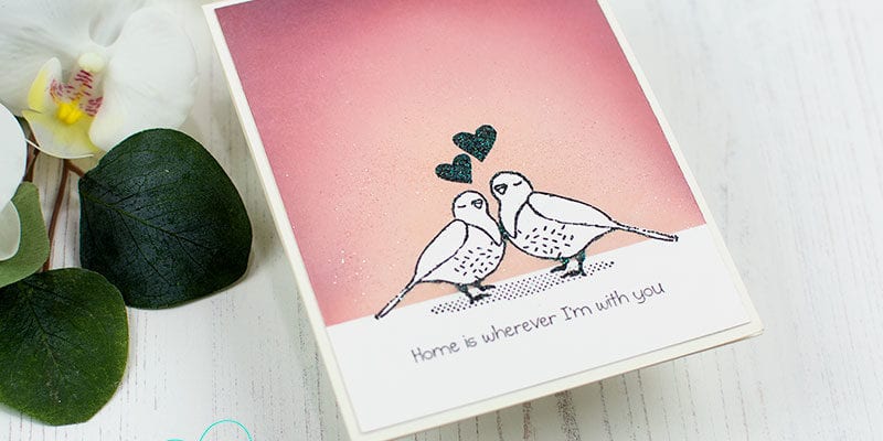 Love Birds with Ink Blending