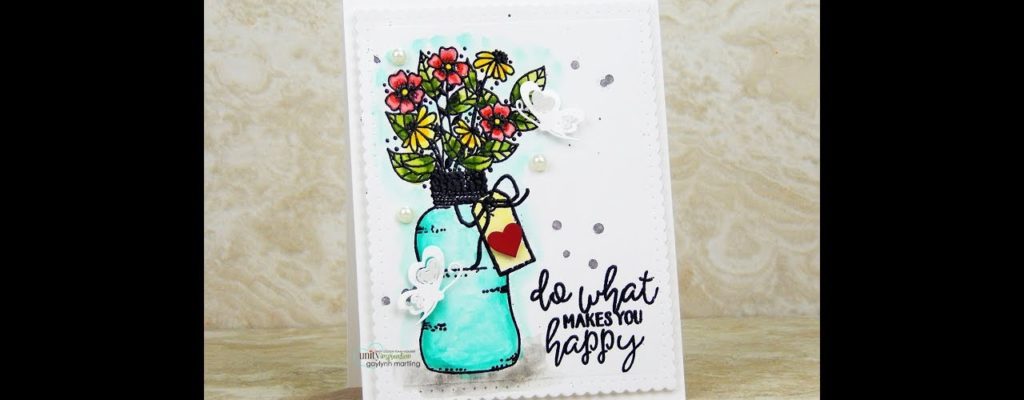 Unity Quick Tip: Watercolor Jar with Florals