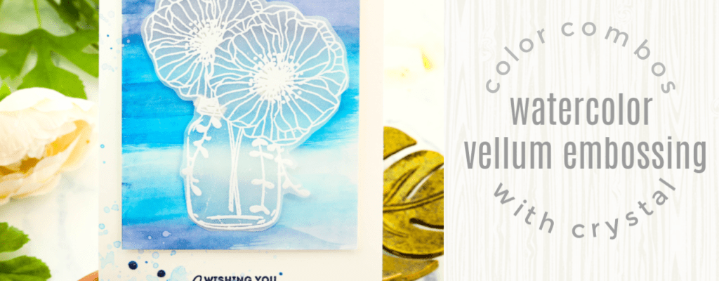 Watercoloring Under Vellum | Color Combos with Crystal
