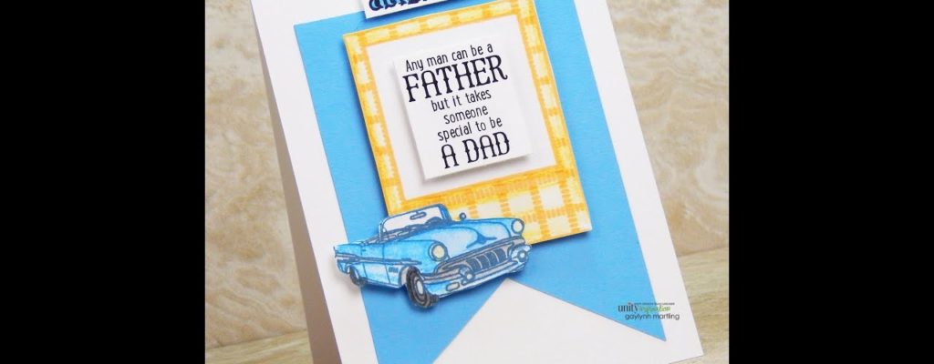 Unity Quick Tip: Fathers Day Card with Inktense Pencils