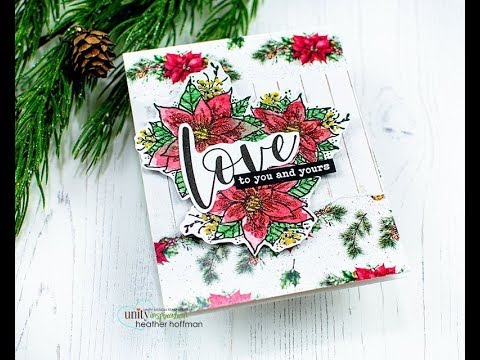 Unity Quick Tip: Sparkly Poinsetta with Coordinating Papers