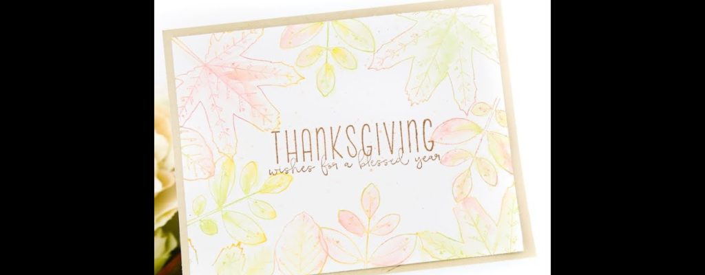 Unity Quick Tip: Multi-Tone Stamping + Oxide Watercolor Card
