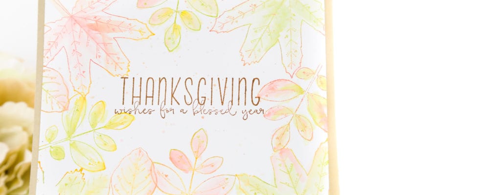 Stamp and Color with Distress Oxide Inks | Fall Card Making
