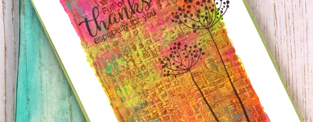 Gelli Printing With Paint