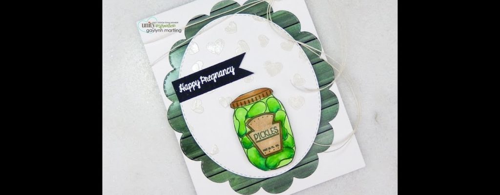 Unity Quick Tip: Happy Pregnancy Card with Watercolor + Metallix Gel