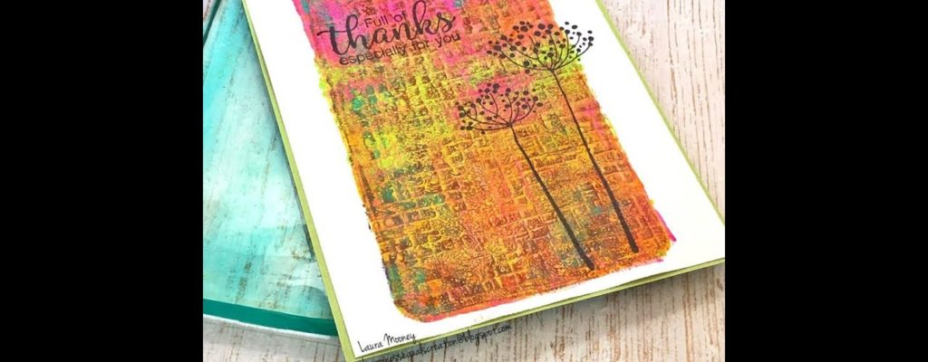 Unity Quick Tip: Gelli Plate Background with Simple Stamping
