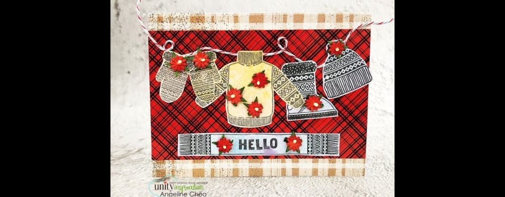 Unity Quick Tip: Hanging Knitwear Card with Paper Florals