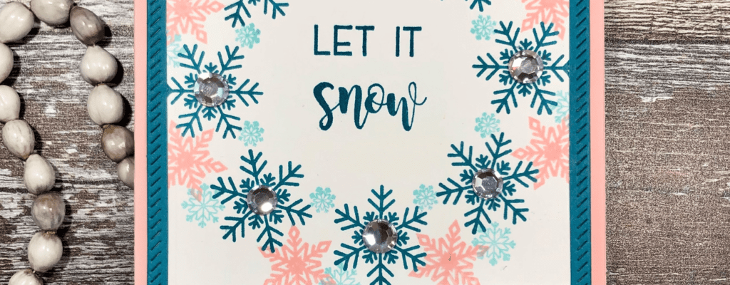 Stamped Snowflake Wreath, Whit-kit