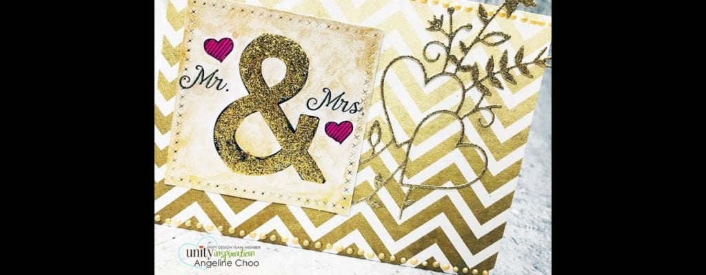 Unity Quick Tip: Glam Gold Sparkle Wedding Card