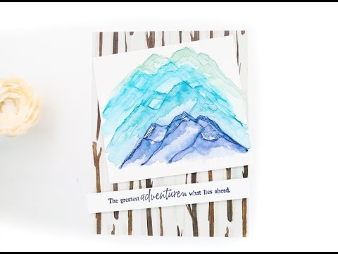 Unity Quick Tip: Ombre Watercolor Mountain Scene