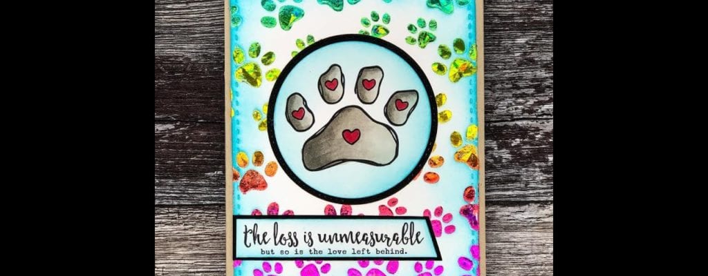 Unity Quick Tip: Rainbow Foiled Pet Sympathy Card