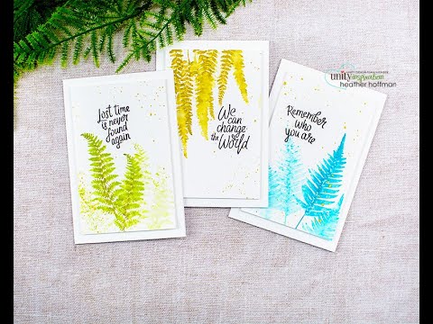 Unity Quick Tip: Watercolor Stamping with Karin Markers