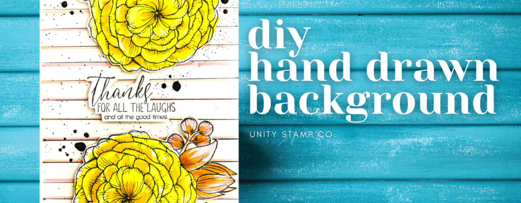 DIY Hand drawn Background for Florals