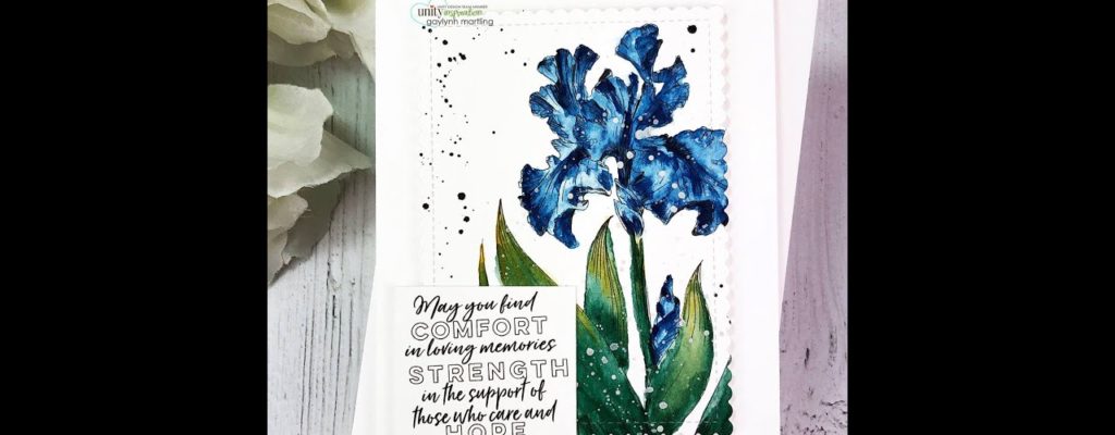 Unity Quick Tip: Blue Watercolor Iris with Sakuria Koi Watercolors