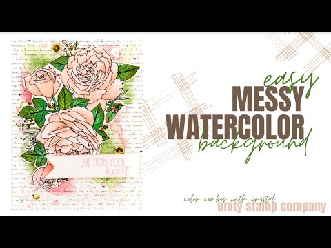 Unity Quick Tip: DIY Color Coordinated Messy Watercolor Background