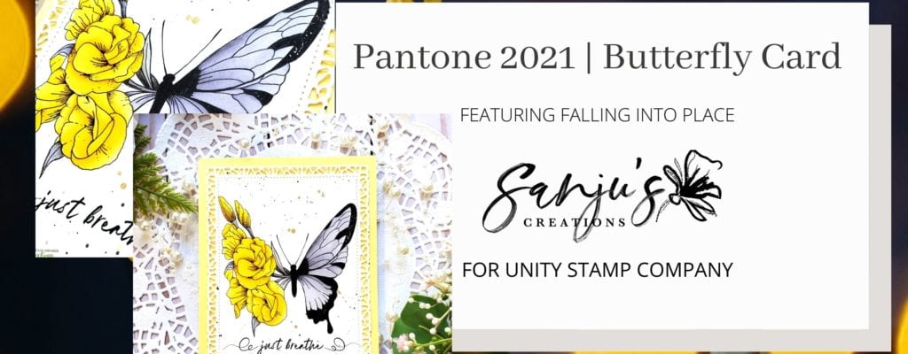 Butterfly Card in Pantone Colors