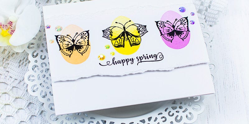 Spring Shaded Butterfly Trio