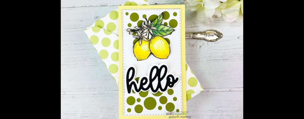 Unity Quick Tip: Mini Slimline Lemon Card
