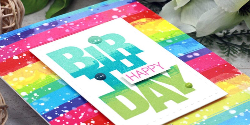 Rainbow Birthday Wishes with Say It Big