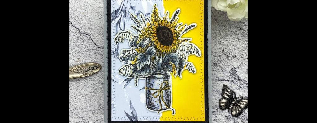 Unity Quick Tip: Copic Colored Sunflower Arrangement