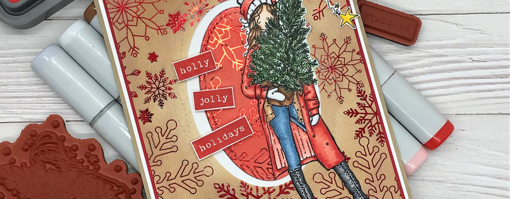 Holly Jolly Holidays ~ Non-Traditional Christmas Colors Card Challenge