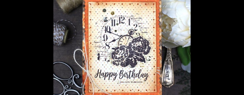 Unity Quick Tip: Simple Stamping on Pattern Paper Birthday Edition