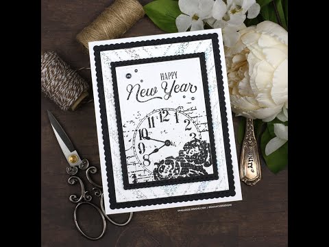 Unity Quick Tip: Black & White New Year Card