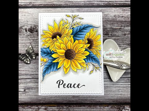 Unity Quick Tip: Copic Colored Sunflower Bundle