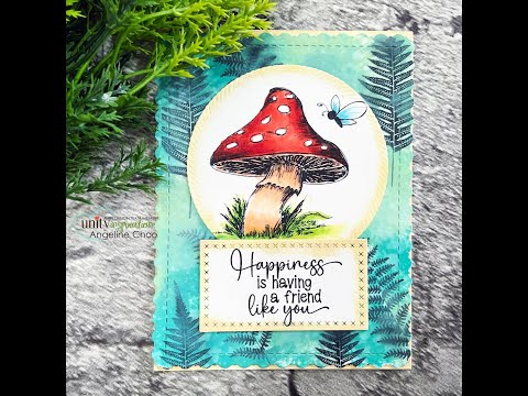 Unity Quick Tip: Copic Colored Mushroom Card